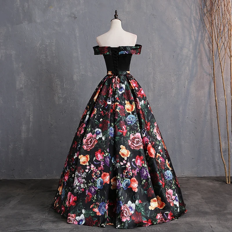 Женское свадебное платье до пола It's YiiYa винтажное с цветочным принтом вырезом