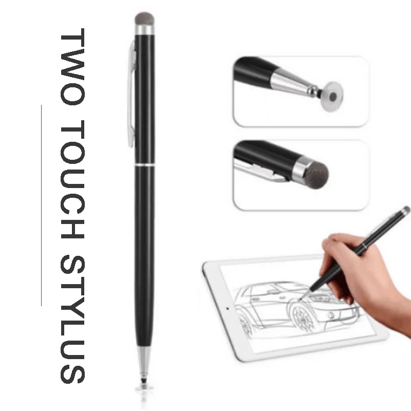 

Universal Capacitive Touch Screen Stylus Pen Clip Design Portable Touchscreen Pencil Fit for iPhone Samsung Tablet Mobile Phone