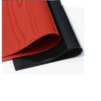 redtranslucentblack silicone rubber sheet 500mm 500mm1mm sheeting for vacuum press oven heat resistant silicone mat