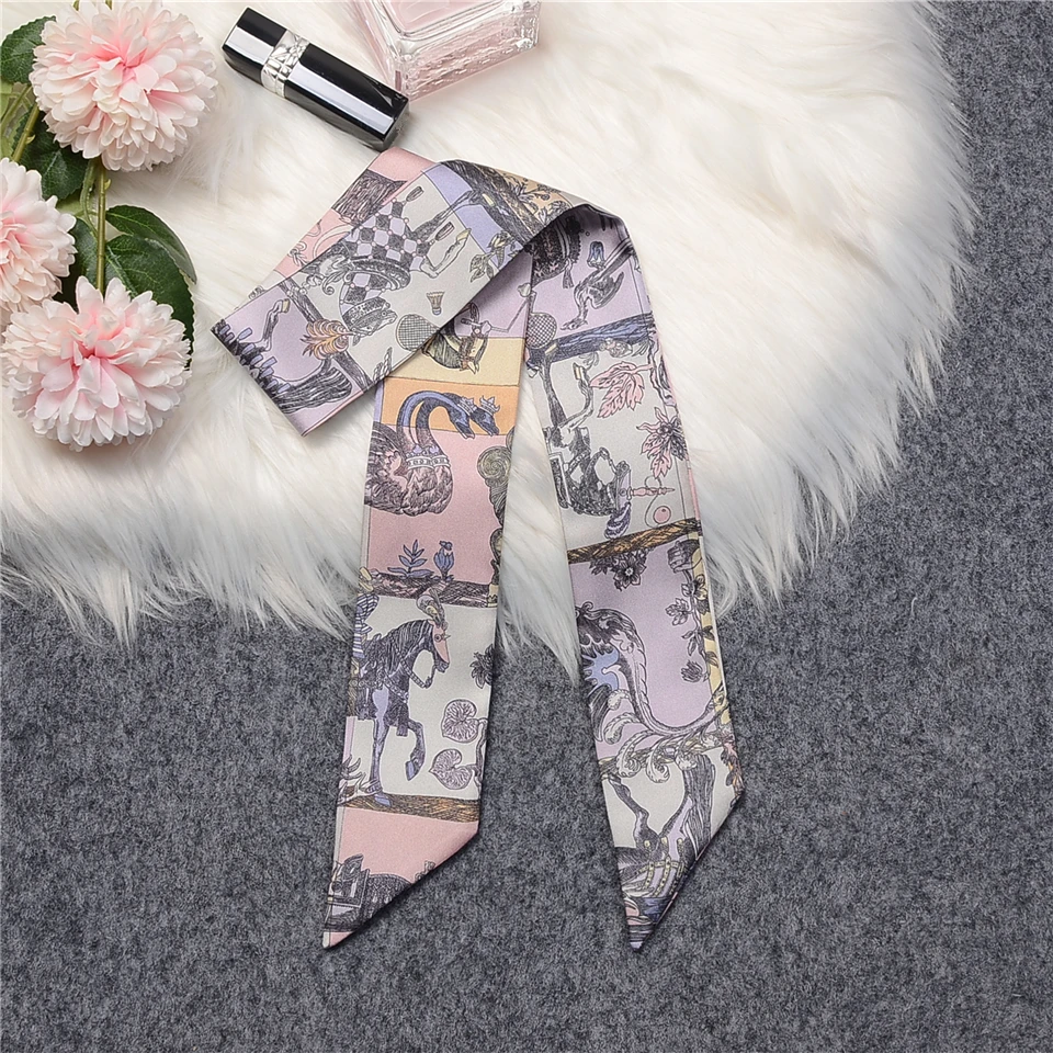 Женский брендовый шарф из натурального шелка 100% натуральный шелковый роскошный