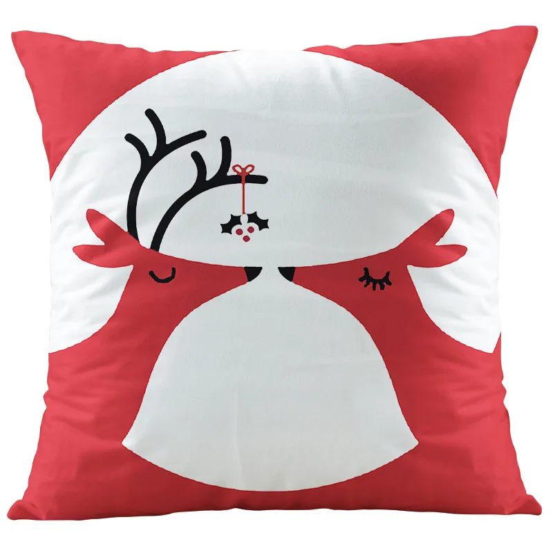 Мягкая Наволочка для дивана наволочка рождественского декора Рождество 2018 олень