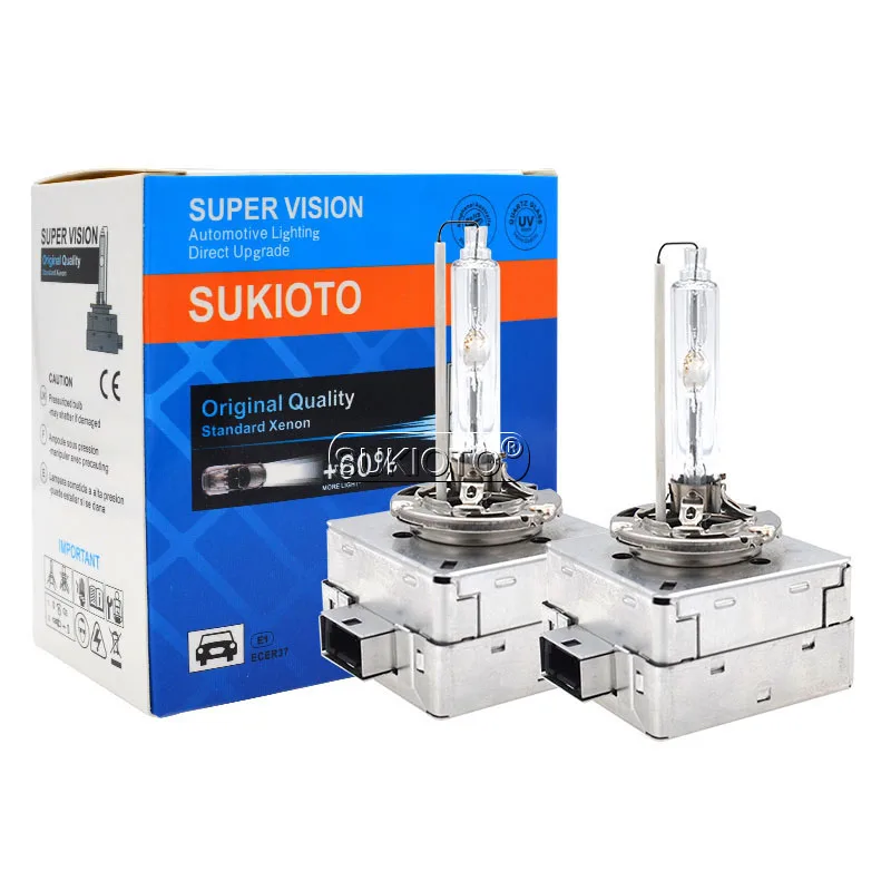 SUKIOTO Металл 55W D3S 6000K HID комплект для ксеноновых ламп ксенон D1S электронный балласт