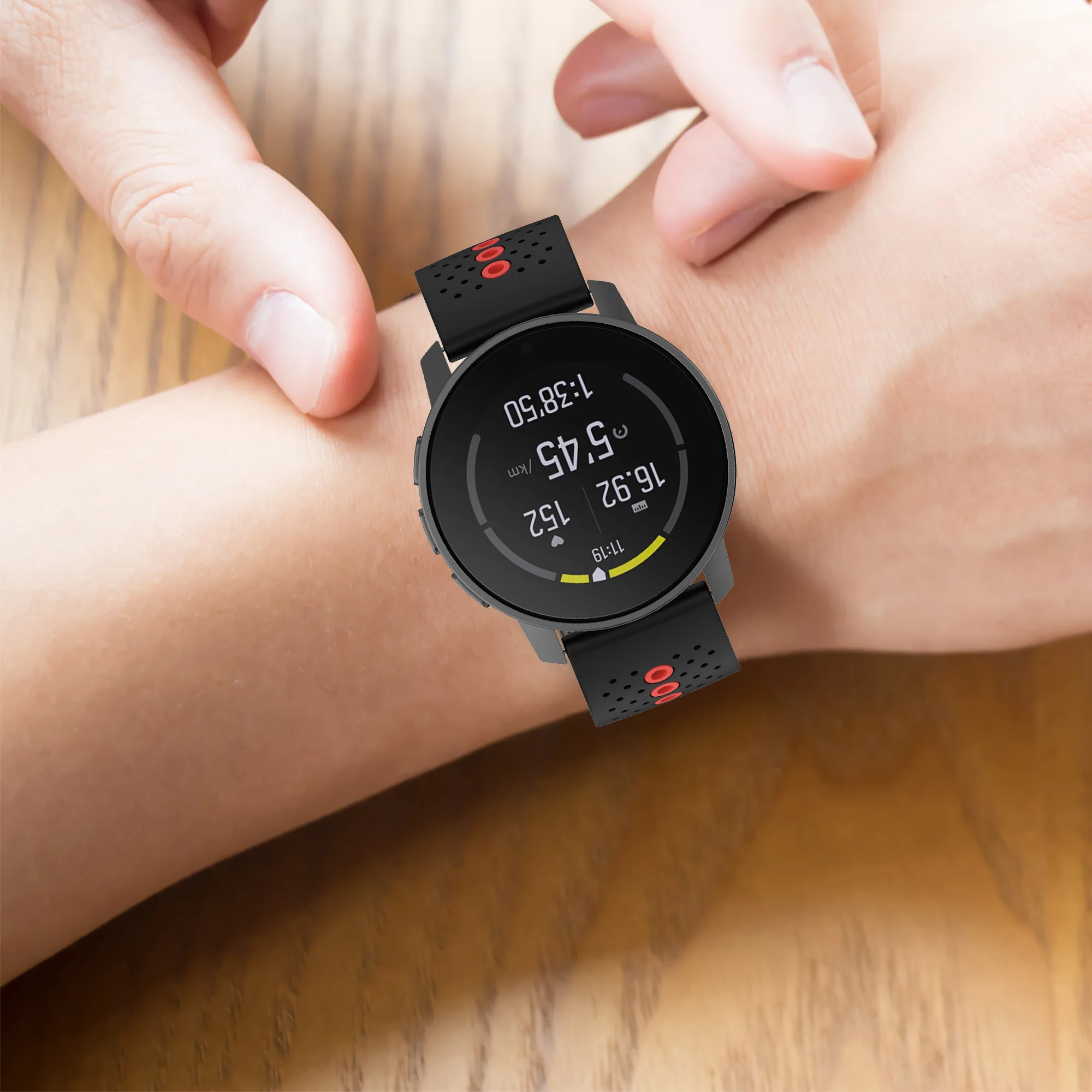 Silicone Sport Band For SUUNTO 9 PEAK Official style Watch Strap For SUUNTO 3 Replace Wristband Watchband Bracelet Accessories