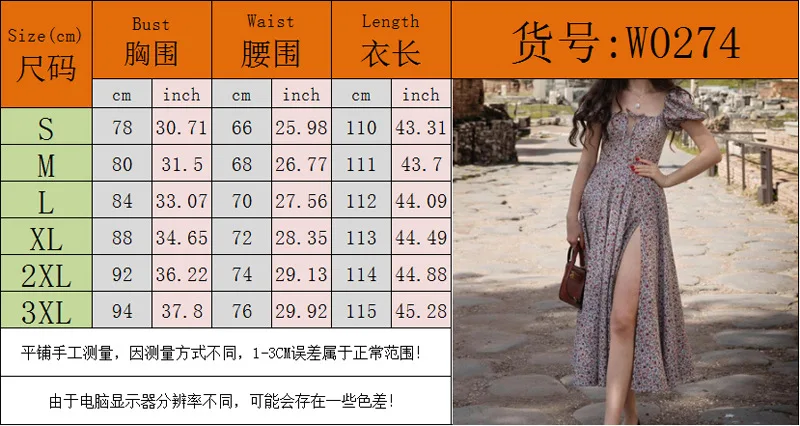

Summer Dress Women Short Puff Sleeve Flroal Printed Ruched Party High Split Long Maxi Dresses Drawstring Sexy Vestidos Sundress