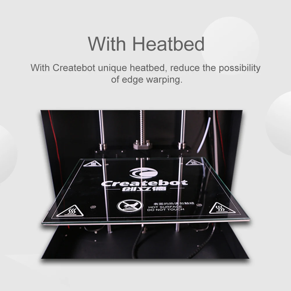 Children's Best Gift Build Size 150*150*220mm Createbot Mini 3D Printer with Touchscreen and Single Extruder