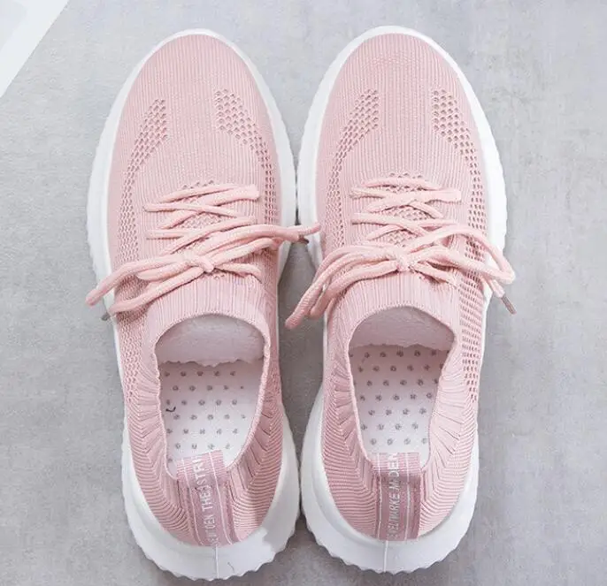 Sapatas das mulheres women casual Vulcanize Sapatos Da Moda Deslizar Sobre Meias Feminino Malha Ar Tênis Tenis canvas | Обувь