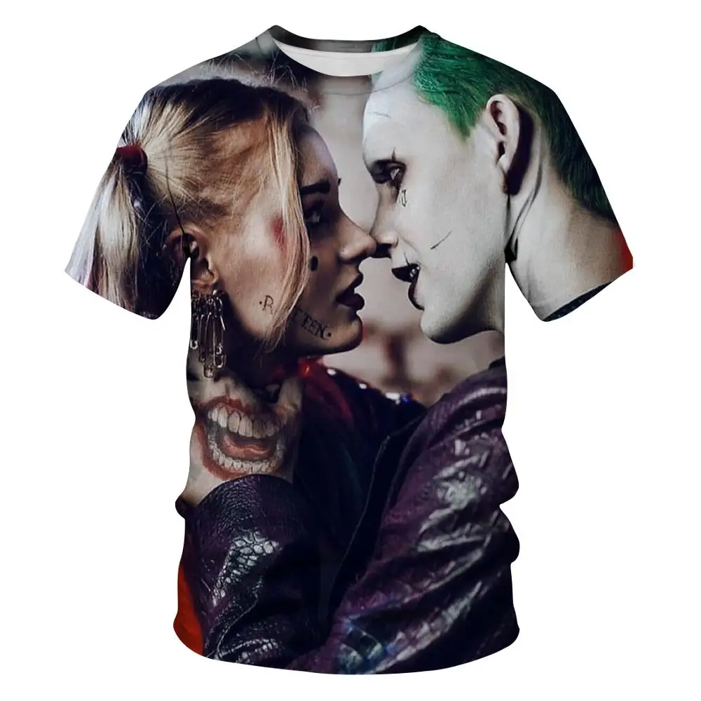 Новинка 2020 хит продаж мужская и женская футболка с 3D принтом клоуна Джокер