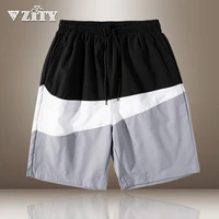 mens summer basketball football sportswear casual knee length boardshorts man zipper pocket breathable daily beach sweat shorts