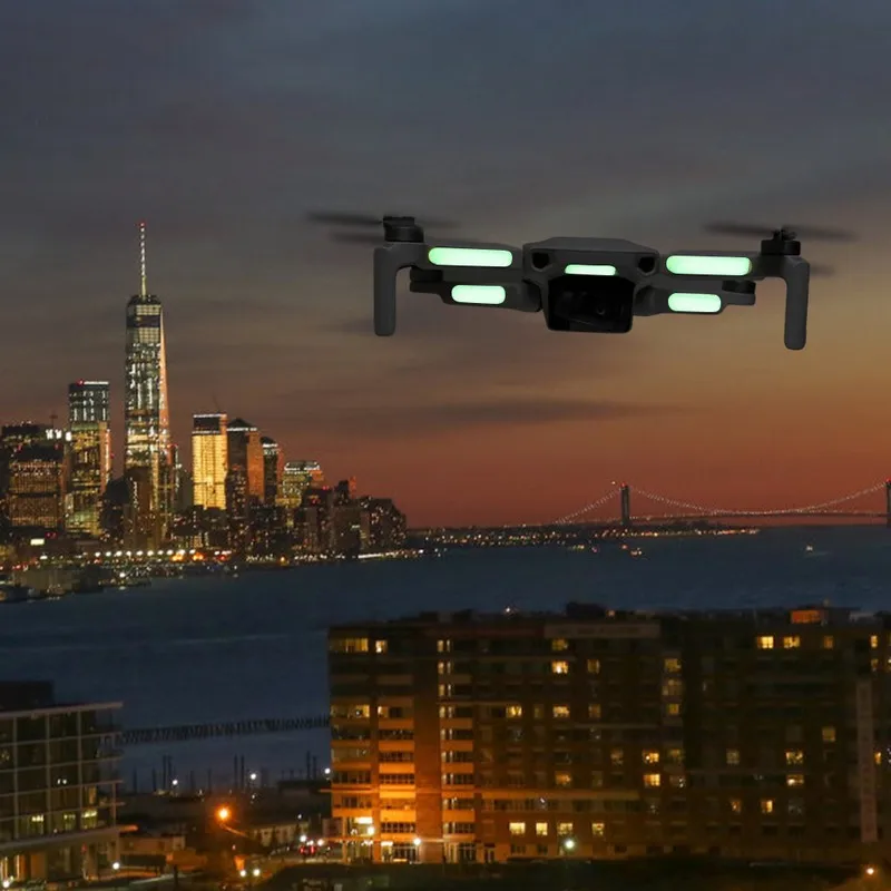 2 шт. флуоресцентные наклейки для DJI Mavic Mini светящиеся Ночной светильник Дрон