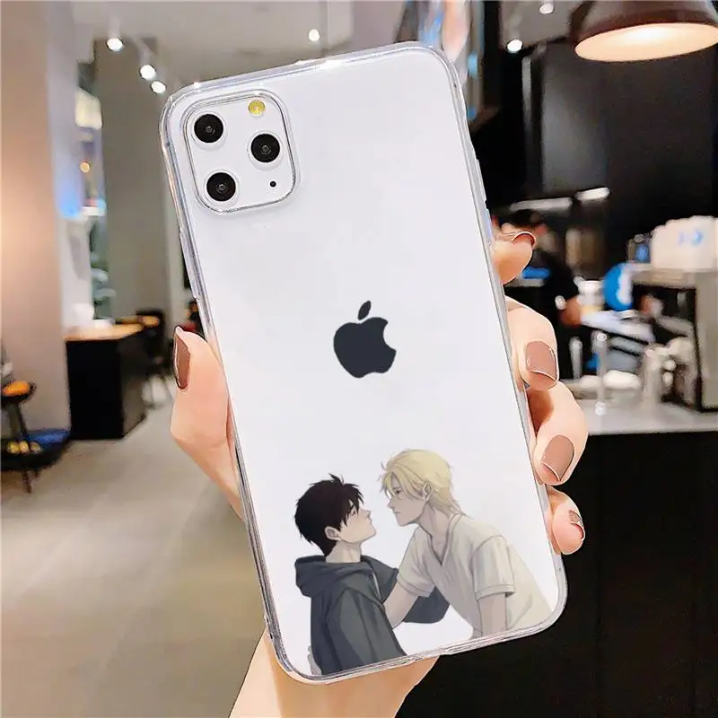 

Banana Fish Phone Case Transparent soft For iphone 5 5s 5c se 6 6s 7 8 11 12 plus mini x xs xr pro max