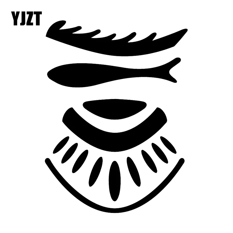 

YJZT 11.6X15.8CM Eye Creative Vinyl Car Sticker Personality Window Trunk Decoration Decal C25-1230