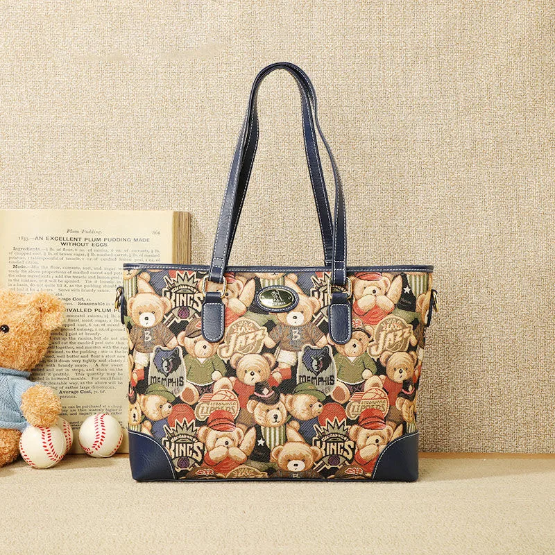 

All-match commuter bag large Tote bag female large-capacity niche design tote shopping bag retro