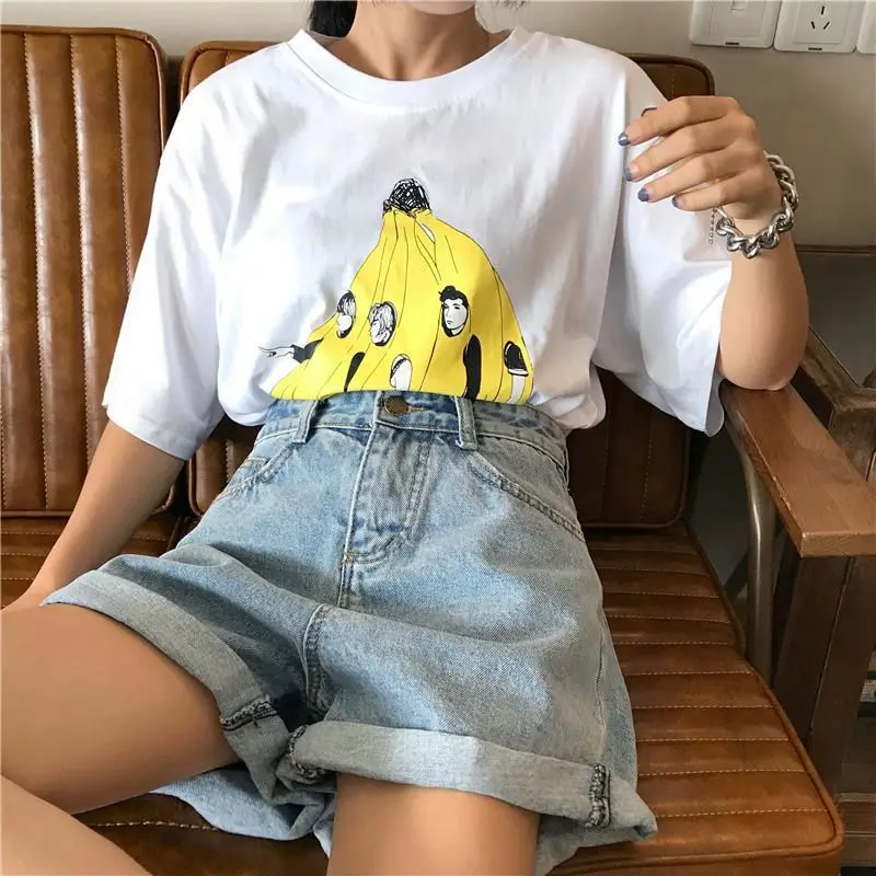 

New Summer Women Vintage Wide Leg Blue Denim Shorts Casual Female Streetwear Loose Solod Color Jeans Shorts