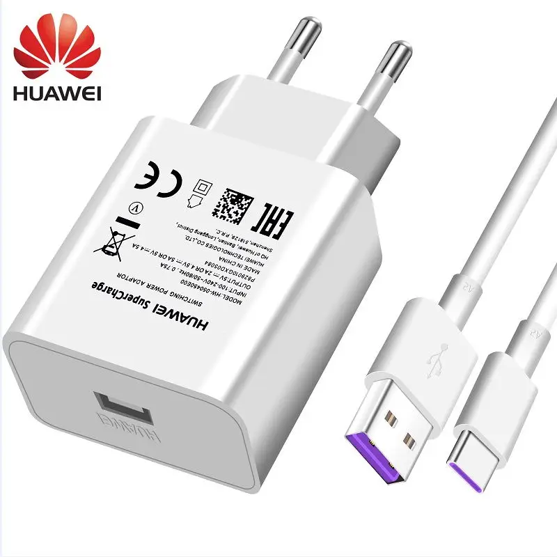Оригинальное быстрое зарядное устройство huawei QC 2,0 5 В/2 А, адаптер питания для быстрой зарядки, кабель usb type c для huawei p20 lite P9 P10 Honor 9 Lite/7