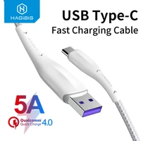 hagibis usb type c cable for samsung s10 s9 5a 40w fast charge usb c charging wire usb c cable for xiaomi mi9 redmi note7 huawei