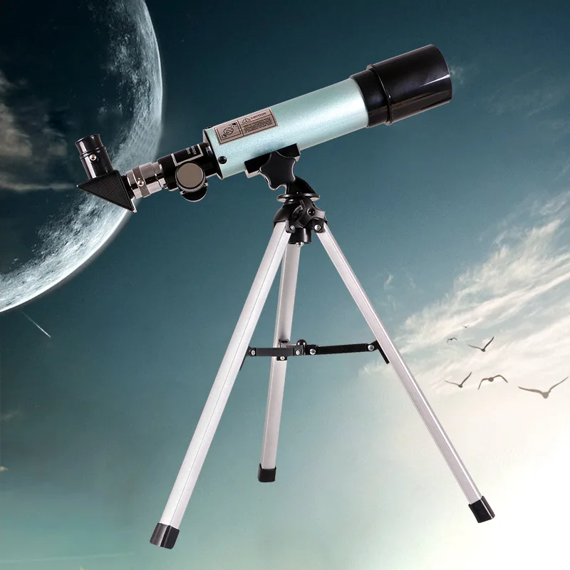 

Refraction 360X50 Astronomical Telescope With Portable Tripod Sky Monocular Telescopio Space Observation Scope Gift telescope