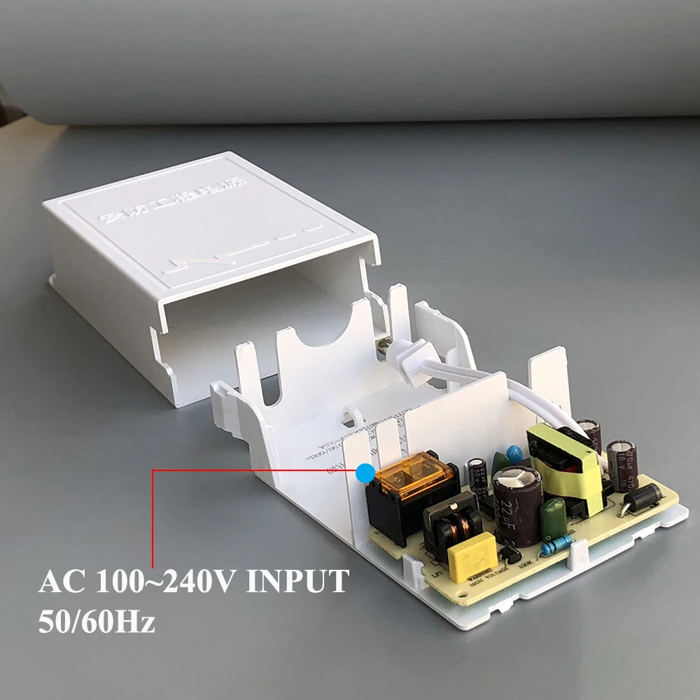 OwlCat Водонепроницаемый открытый AC DC адаптер переменного тока 100 240V DC/DC 12V 2.5A