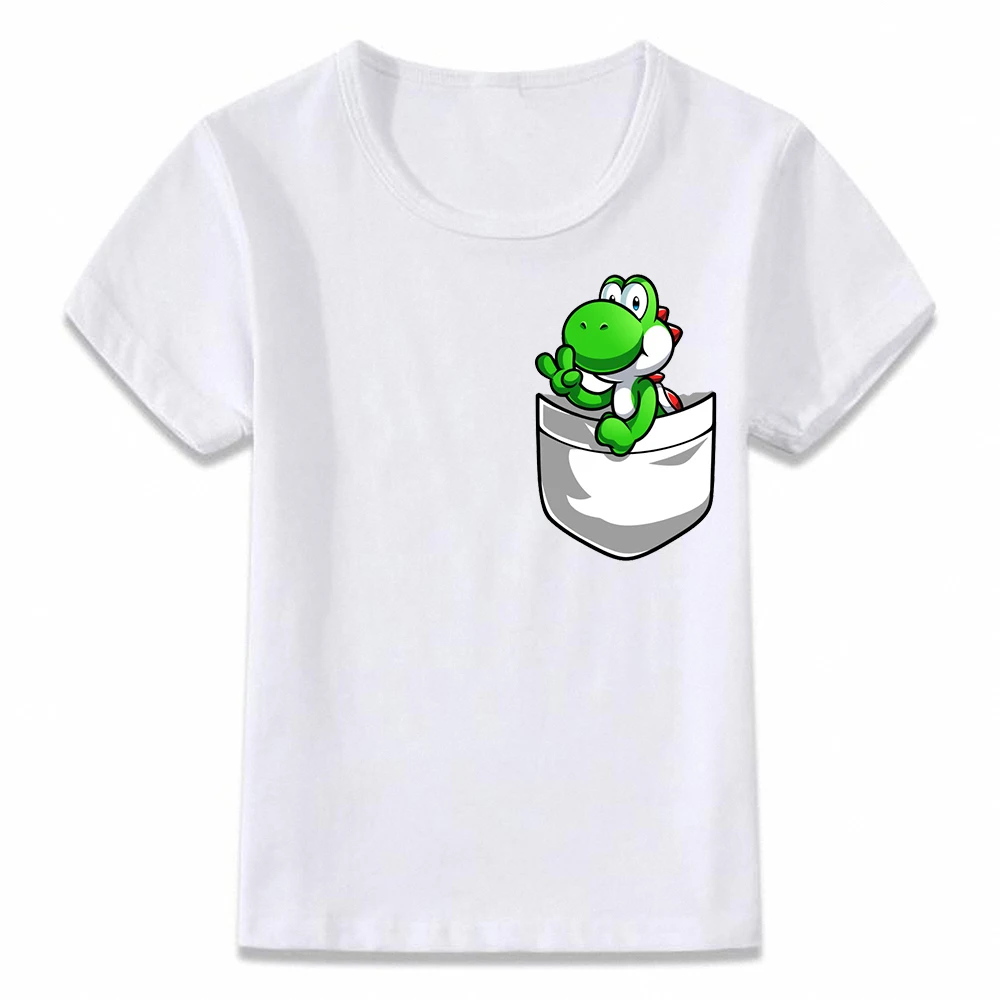 G058U Детская одежда футболка Dab Mario Odyssey Dab/забавная игровая футболка для мальчиков и девочек, рубашки для малышей - Цвет: G058U