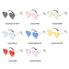 2021 горячая Распродажа оправы Солнцезащитные очки с оправой в форме сердца, с зеркальной металлической пряжкой забавные дизайнерские очки Винтаж ретро солнцезащитные очки Оттенки для Для мужчин