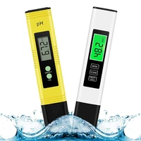 2pcs portable lcd digital ph meter tds ec tester pen water purity ppm filter hydroponic for aquarium pool water wine test tool