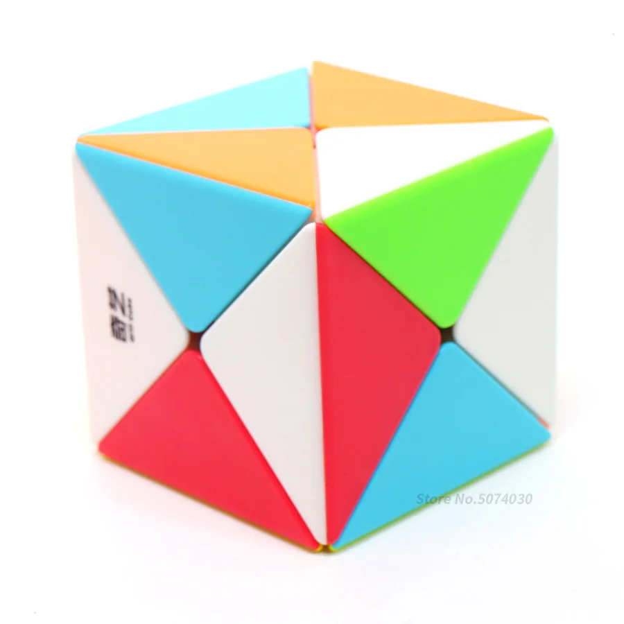 Кубик Qiyi Xcube 2x2 X кубик Cubo Magico без наклеек пазл-спекаль развивающая игрушка