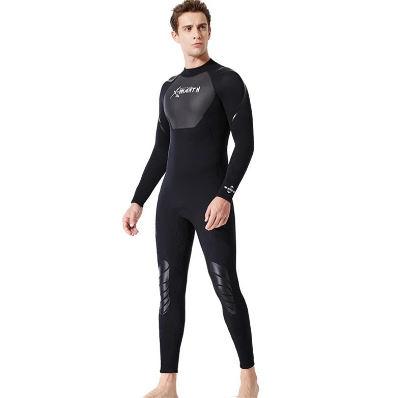 

2022 Korean style 3MM wetsuit neoprene swimsuit for couples matching men and women free diving suit winter Thermal rash guard