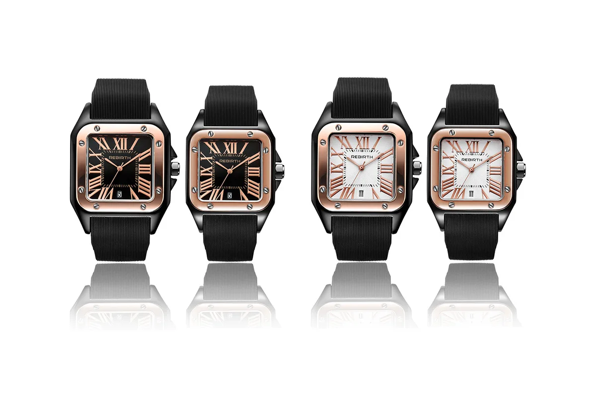 Top Brand Square Roman Men Watches Classic Retro Simple Waterproof Quartz Sports Silicone Lover Wristwatch Relogio Masculino | Наручные