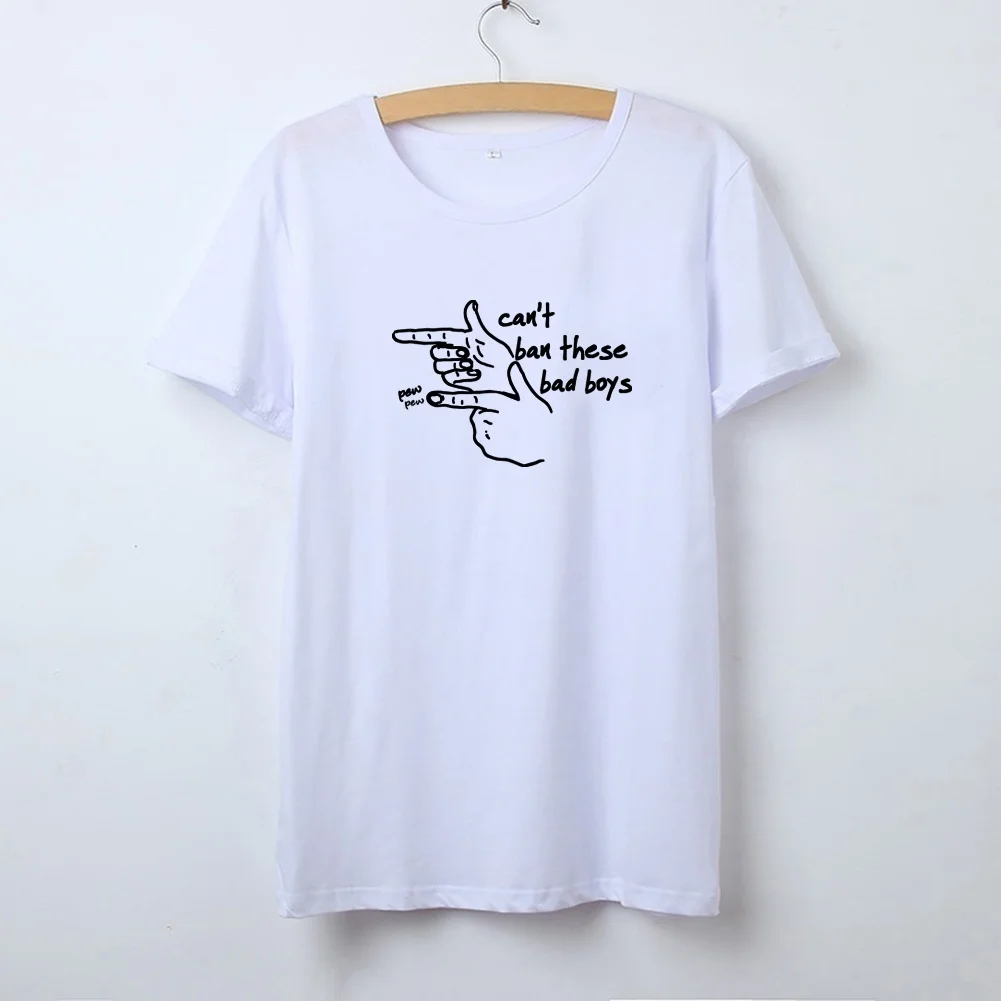 Женские летние хлопковые футболки с коротким рукавом и графическим принтом -