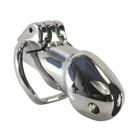 stainless steel male chastity belt cock cage penis lock chastity device cock ring sex toys for men cb6000