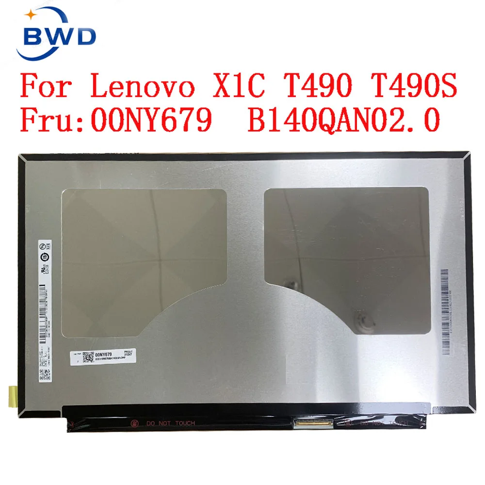  -   14, 0 , B140QAN02.0, B140QAN02.3, 2560x1440, WQHD eDP, 40-     thinkpad x1, 2018 , 00NY679