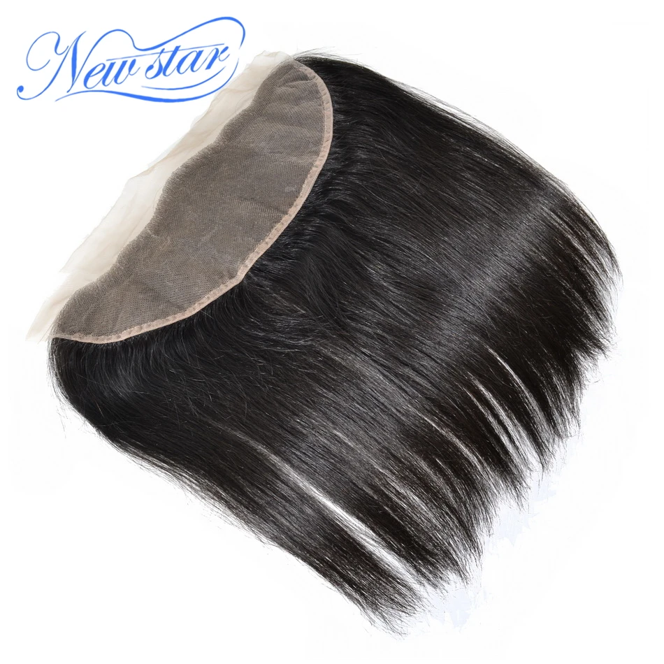 Бразильские прямые натуральные волосы предварительно выщипанные 13x4 кружевные