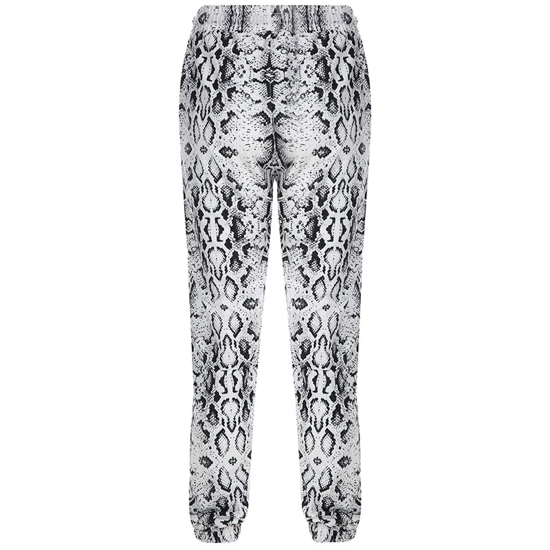 

Women Snake Print Streetwear Yoga Pants Gym High Waist Loose Sweatpants Trousers Sports Female Pilates Dance Classic Home Pants