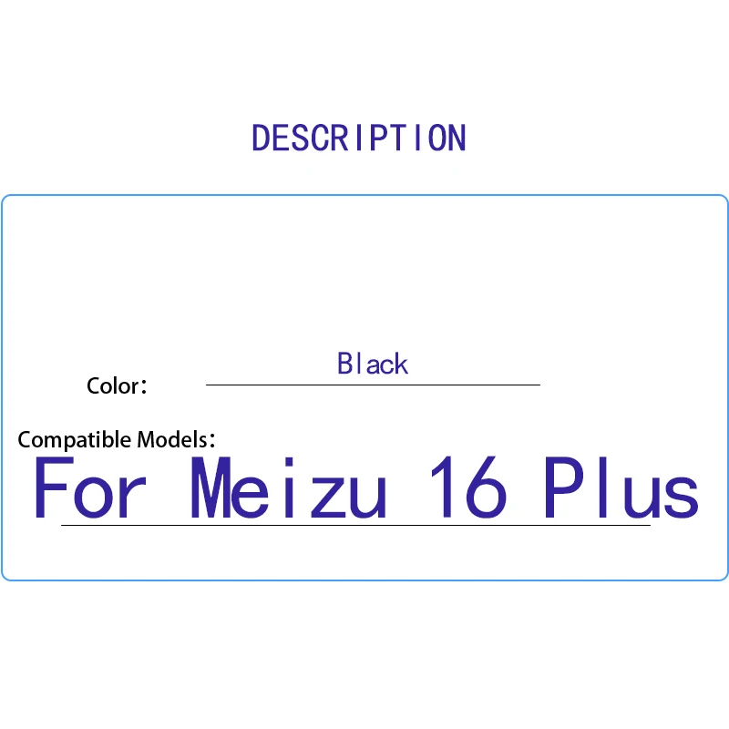 

6.5" For Meizu 16 Plus LCD Display For MEIZU 16TH Plus LCD Touch Screen Digitizer Assembly Replacement