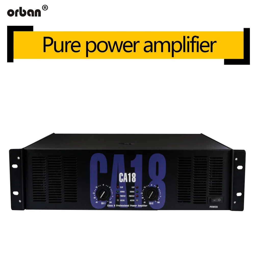CA18 high power amplifier pure final stage 1000W professional 3U | Электроника