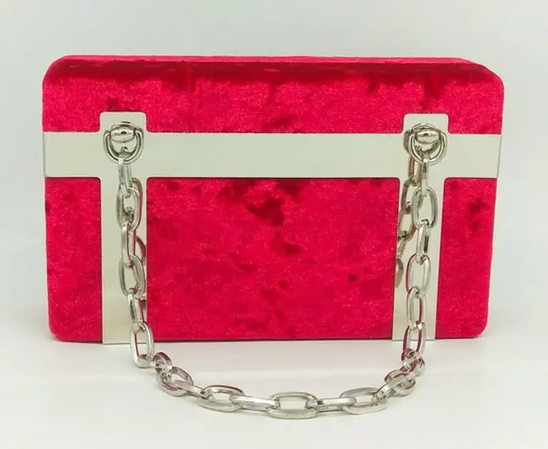 MIL1087-RED Распродажа! Долларов США!! Элегантные женские вечерние сумки, свадебные сумочки и сумочки - Цвет: MIL1087-RED