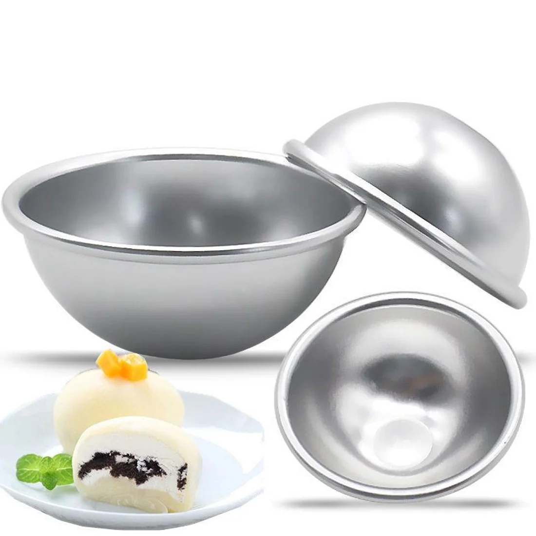 Круглые формы из алюминиевого сплава для бомбочек ванны инструмент сделай сам