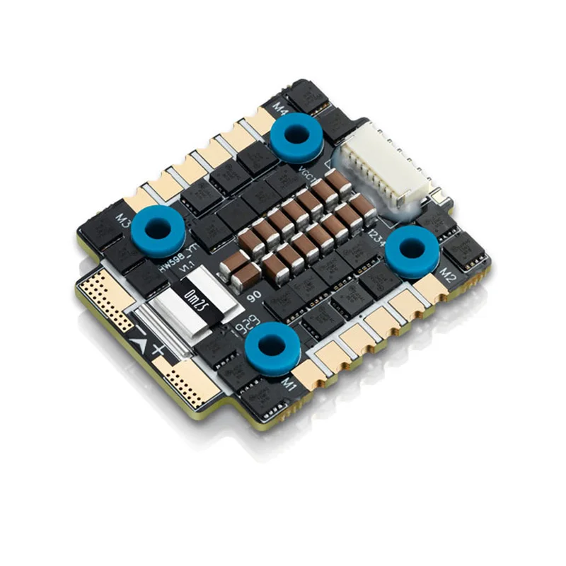 Hobbywing XRotor Micro 40A (20x20) 6S 4 в 1 ESC Blheli 32 Dshot 1200 / 150/300/600 для радиоуправляемого дрона
