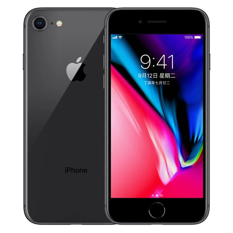 Space Gray Apple iPhone 8 4," 4G LTE 2 Гб ОЗУ 64 Гб/256 Гб ПЗУ Беспроводная зарядка Hexa Core 12MP Touch ID IOS 11 разблокированный мобильный телефон - Цвет: Space Gray