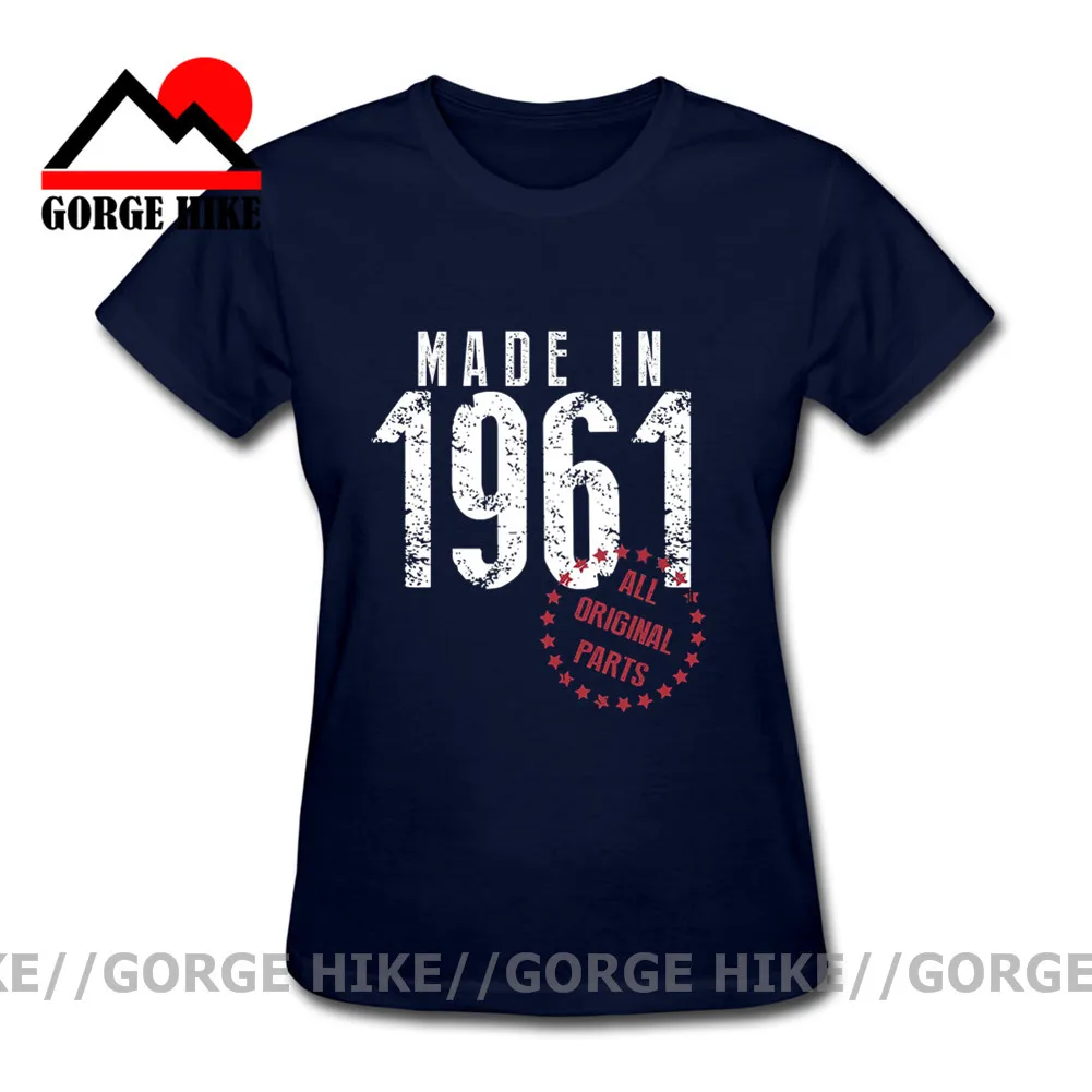 

Vintage Made in 1961 T shirt women men Retro Born in 1961 T-shirt Husband Wife Couples Birthday 60s Wedding Anniversary Tshirt