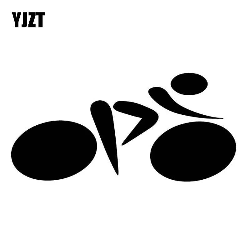 Интересная виниловая наклейка YJZT 14 3 см * 7 для крутой деликатной езды на