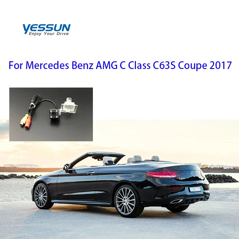 Камера номерного знака Yessun для Mercedes Benz AMG C Class C63S Coupe 2017 камера заднего вида