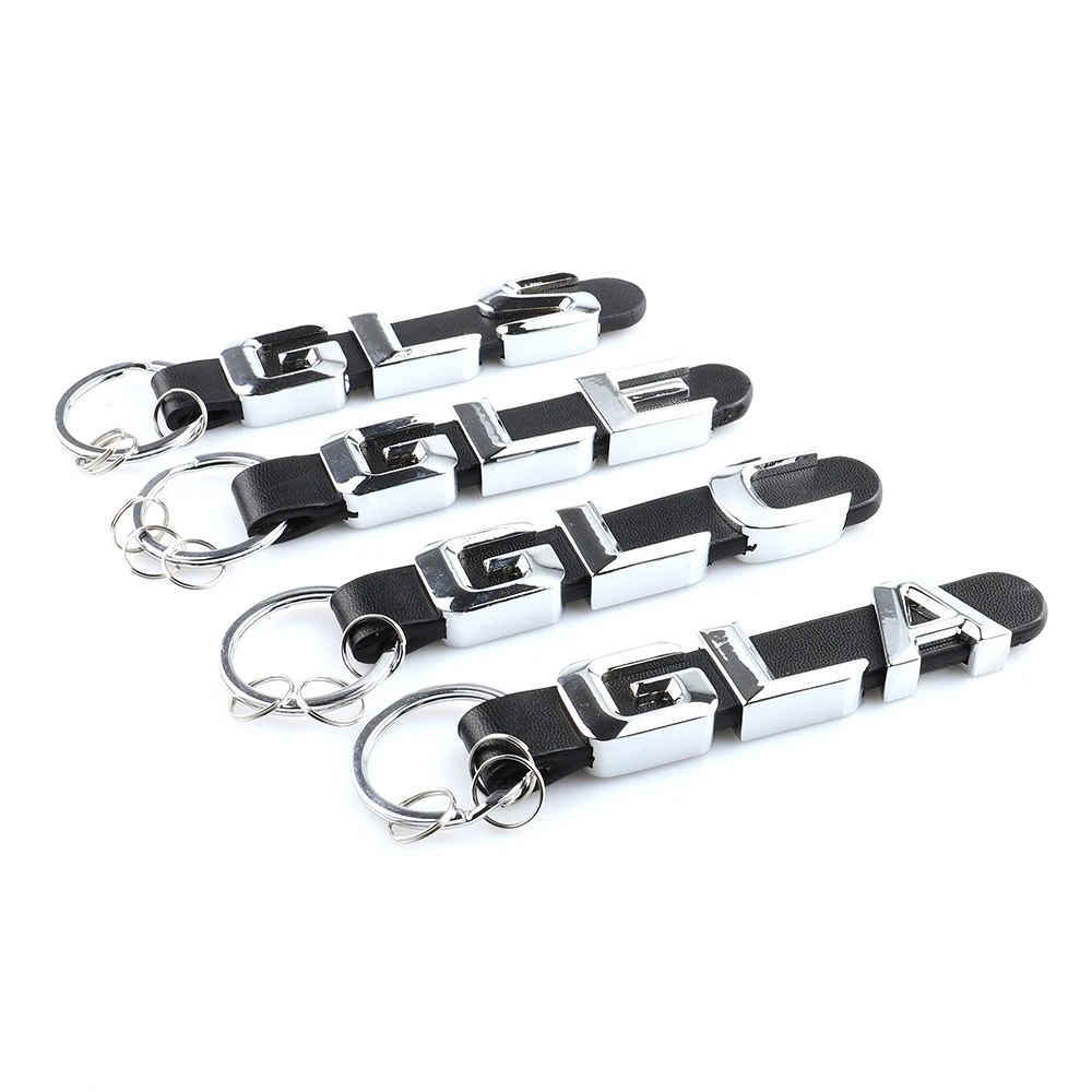 3D автомобильный брелок из цинкового сплава и кожи для Mercedes Benz CLS SLC GLA GLC GLE GLS