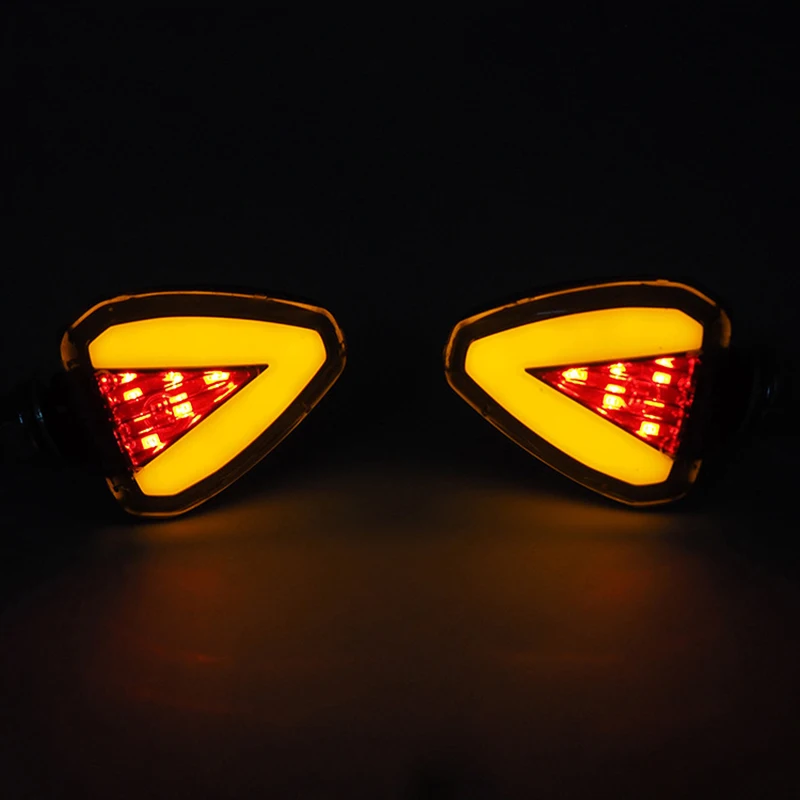 2 шт. поворотники для мотоцикла задний фонарь светодиодный модифицированный