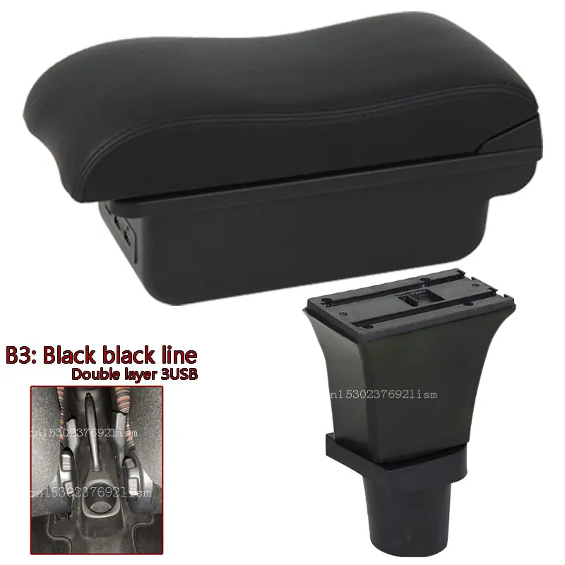 

Для Citroen C1 подлокотник интерьер Запчасти специальные модифицированные детали Запчасти автомобиль Подлокотник центральной ящик для хранен...