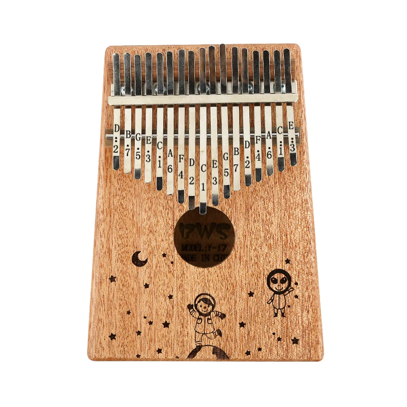 17 клавиш калимба большой палец пианино высокое качество деревянный корпус из