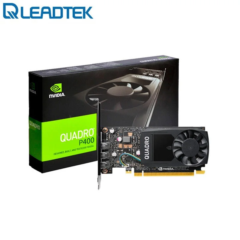 

Leadtek NVIDIA Quadro P400 2G GDDR5 64bit/32GBps/CUDA Core 256 Support 4K/Multi-Screen/Design Professional Graphics Card