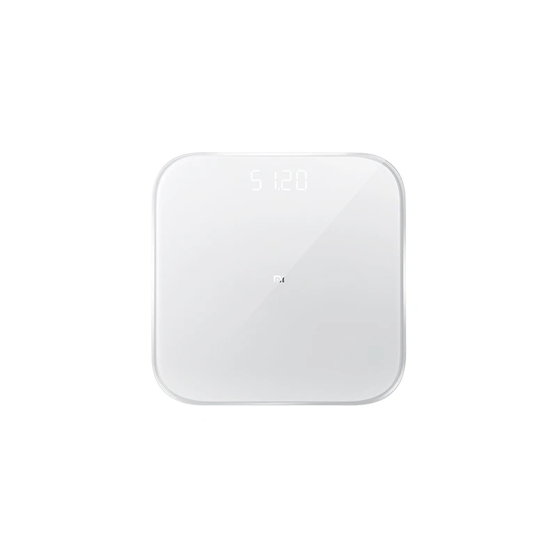 Горячие XIAOMI MIJIA Mi весы 2 электронные весы для ванной цифровой Взвешивание Смарт напольные весы двухрежимный вluetooth светодиодный экран приложение весы для тела - Цвет: White