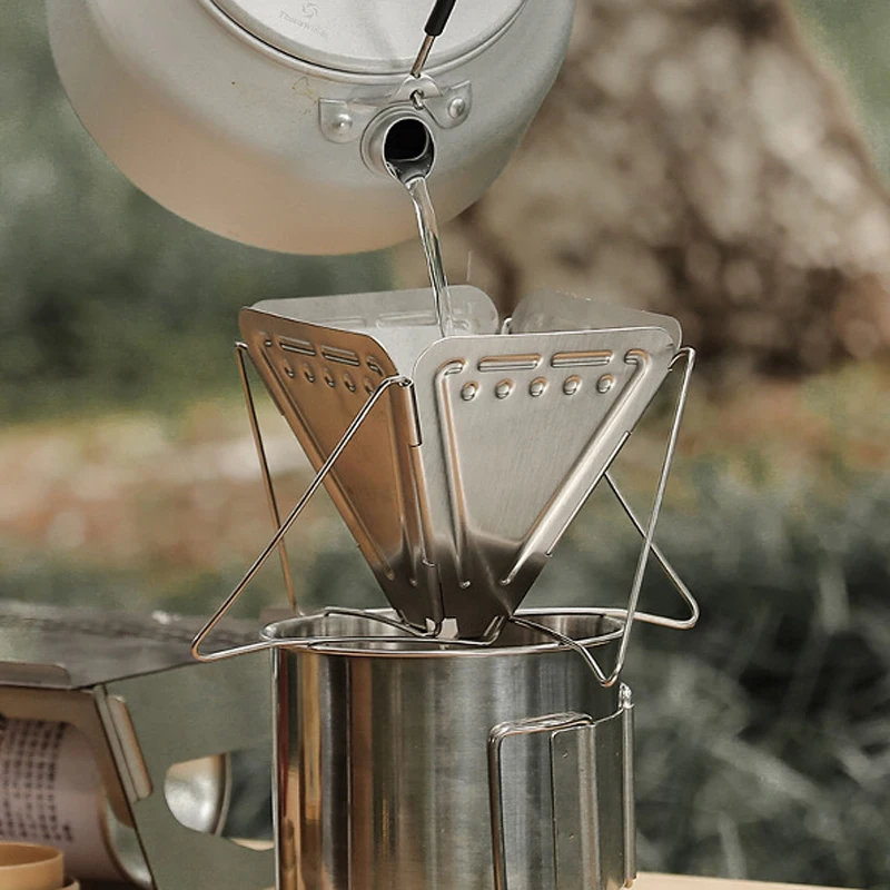 Уличный держатель для фильтра кофе из нержавеющей стали фотофильтры капельница