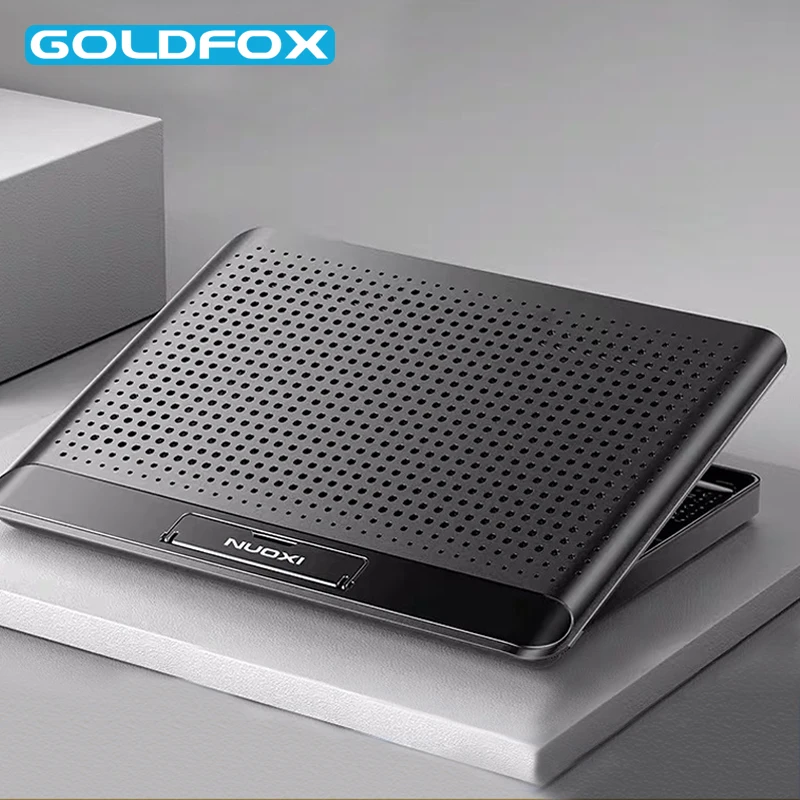 

Кулер для ноутбука, подставка для 12-17 дюймовый кулер для ноутбука, алюминиевый сплав, ультра тонкий, тихий, охлаждающая подставка с регулиру...