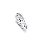 Тройной браслет проложить кольцо серебряные женские кольца для изготовления ювелирных изделий 925 пробы серебряные ювелирные изделия Свадебные Кольца bijoux femme